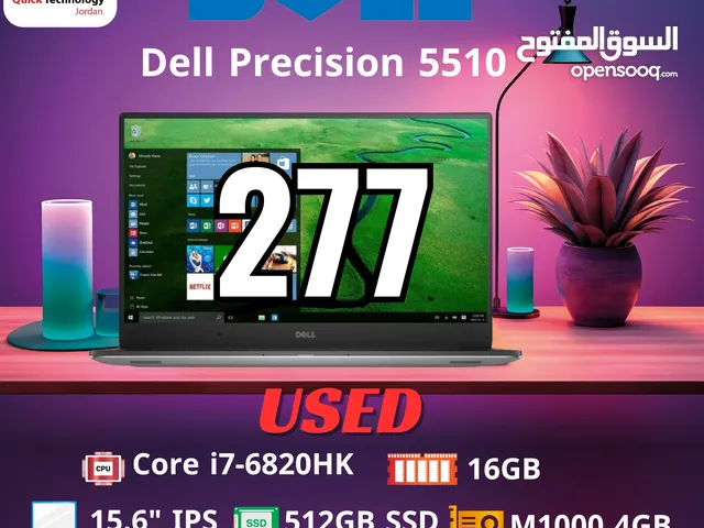 Dell Precision 5510   Ci7-6HK  لابتوب ديل كور اي 7 مستعمل بحالة الوكالة