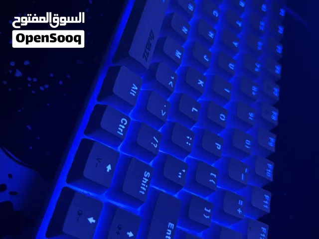 ماوس ريزر و كيبورد ajazz سويتش ازرق