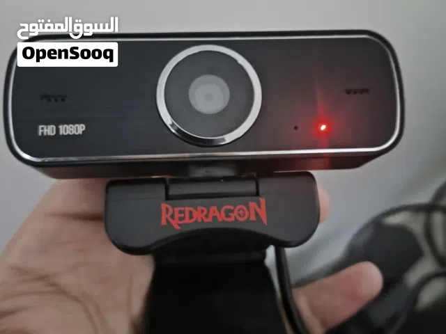 كاميرا ويب (Webcam) من شركة Redragon، بدقة Full HD 1080p.