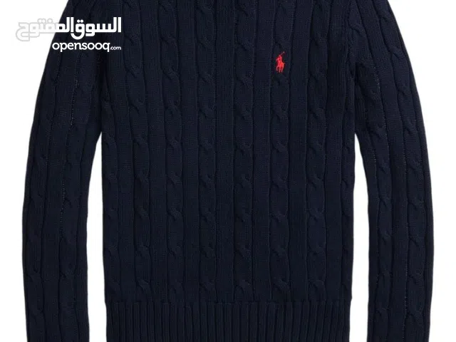 polo sweater black