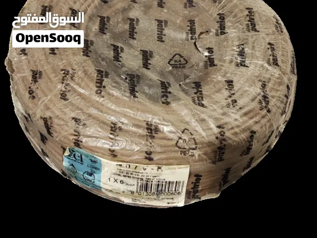 سلك كهرباي ( رولة ) 6 ملي ايطالي أصلي