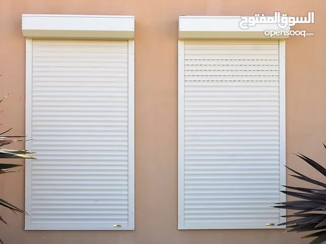 Window installation aluminum shutter with electric motor