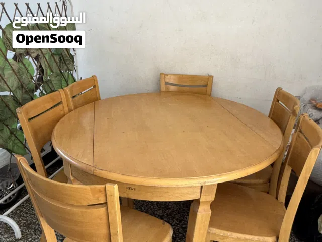 ميز طعام خشب زان سعر بي مجال