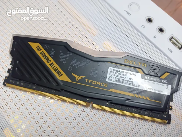 RAM T-Force RGB 8g 3600 18cl او للبدل ع النسخه نفسها بس ان تكون لونها ابيض
