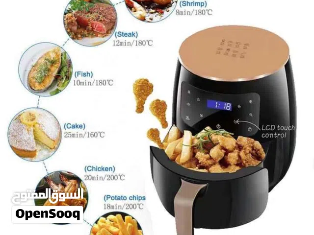 قلايه هوائيه من ماركه سيلفر كرست الامانيه سهله الاستخدام والتنضيف حجم 6لتر تكفي دجاجه كامله عل لمس