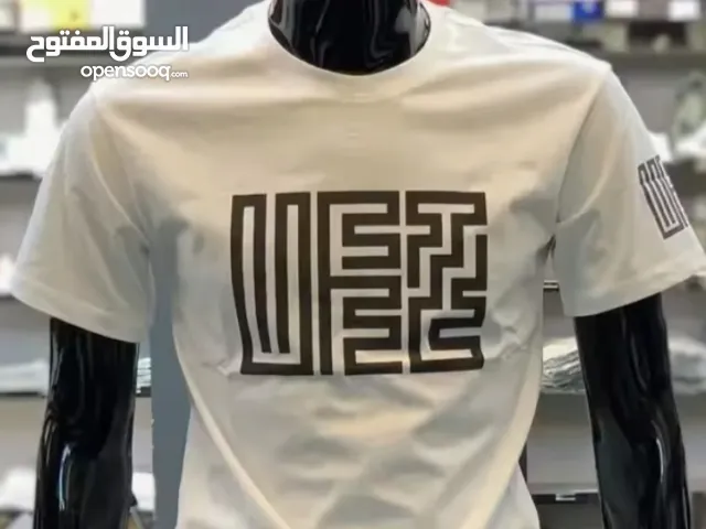 تيشيرت صيفي حلقه قالب هاف درجه اولى رجالي خامه مغسول قطني ليكرا الاصليه