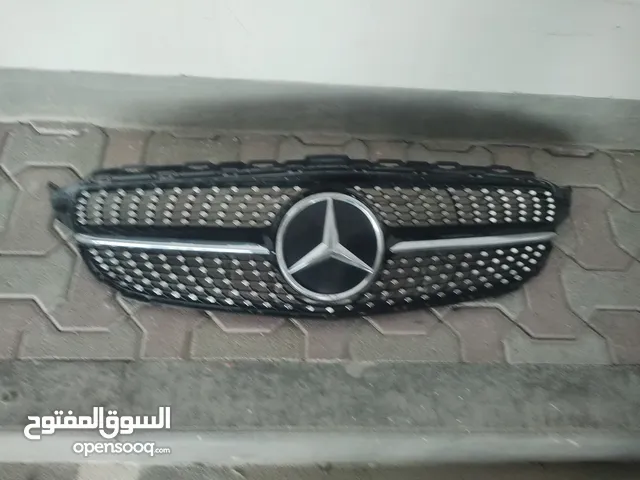 mercedes front black and Silvery.