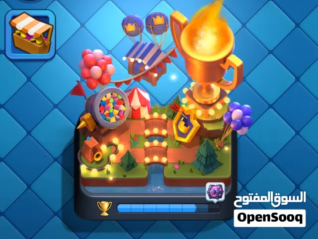 حساب كلاش رويال قديم عمره 4 سنين كويس للبيع  ومعاه حساب كلاش اوف كلانس تاون 15 لو مهتم (اختياري)