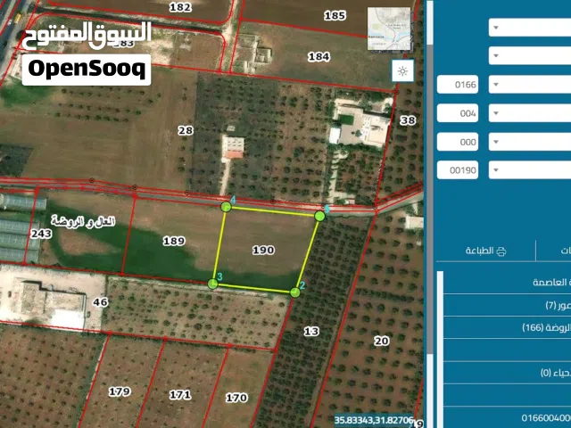 Farm Land for Sale in Amman Naour