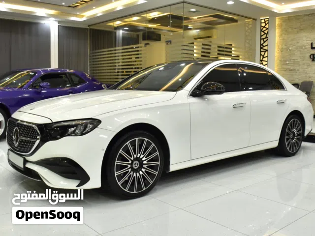Mercedes Benz E200 ( 2025 Model ) in White Color Korean Specs