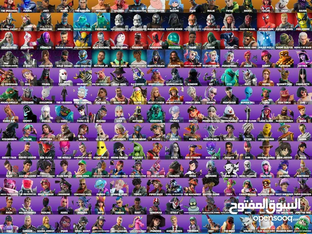 [PC,XBOX] 286 skins  OG STW  Black Knight  Sparkle Specialist  The Reaper  Blue Squire  Royale