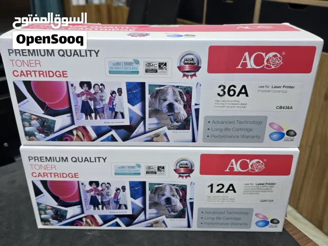 حبر طابعة اتش بي  P1505 - M1120 - M1522 - 36A - CB436A - 1010 - 1012- 1015 - 1018 - 1020 والمزيد