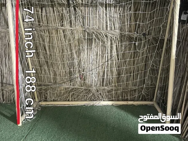 مرما كره قدم حجم ممتاز (مرما واحد) مناسب ل حديقة المنزل و الملاعب الصغيره حديد قوي جداً وصلب