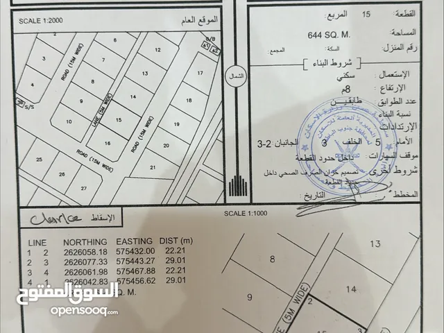 ارض سكنية في بركاء سوادي الحكمان على الشارع البحري للبيع