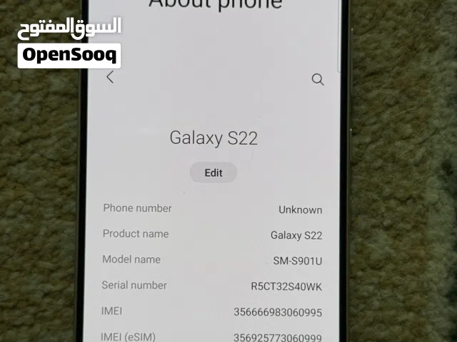 Samsung Galaxy S22 128 GB in Irbid