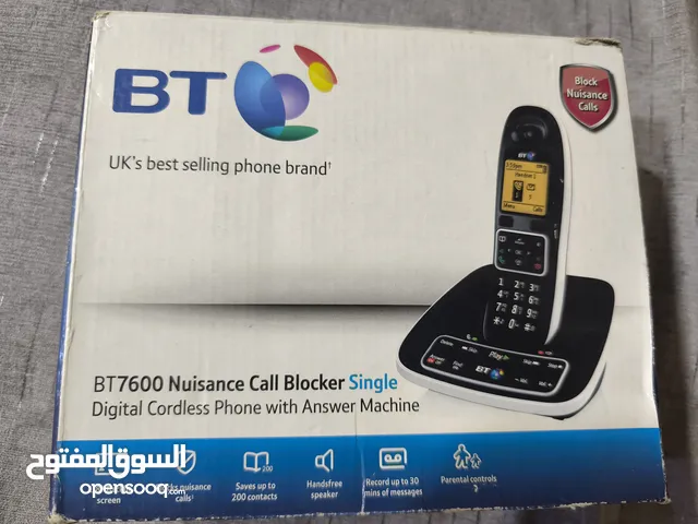 هاتف لاسلكي BT7600 مع جهاز تسجيل ومكافحة المكالمات المزعجة