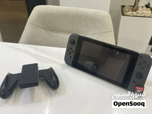 NINTENDO SWITCH BLACK with Pokémon shining pearl and accessories