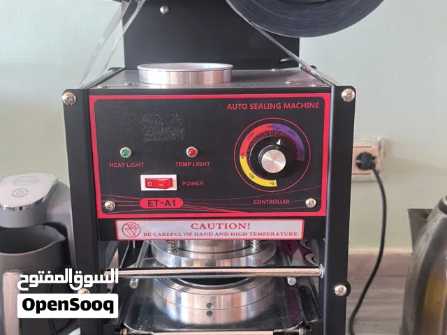 ماكينة تغليف كاسات نصف اوتوماتيك