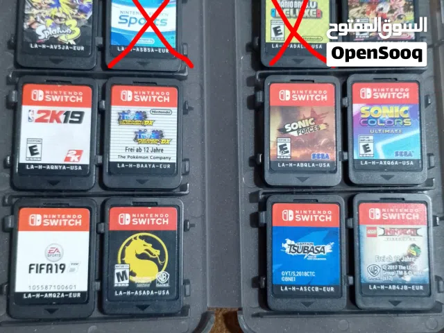 العاب نينتندو سويتش بحالة ممتازة