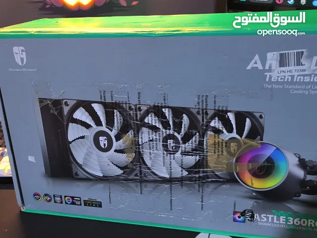 مبرد مائي من شركه ديب كول لمعروفه حجم 360 ما مستخدم ابد بعده بلجيس مالته وكامل غراضه يشتغل عمنصتين