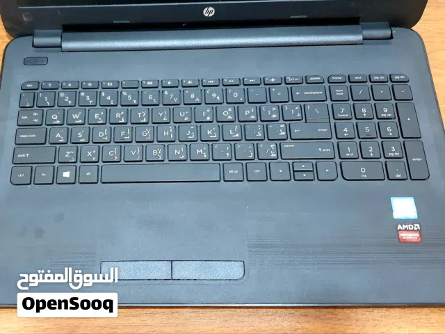 hp notebook15 i7 الجيل السادس الرام 8G ddr4 الهارد 256ssd  حجم الشاشة 15.6 FHD  كارت الشاشة خارجي 2G