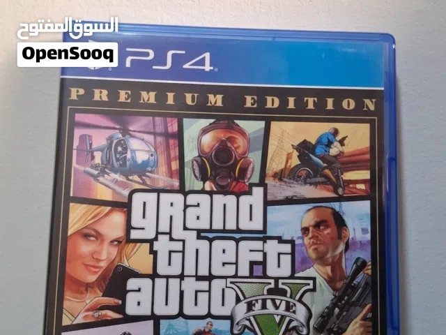 سيدي GTA 5 يشتغل على بلايستيشن 4 و بلايستيشن 5 وكالة – شبه جديد نظيف جداً وبدون خدوش تذكر السعر