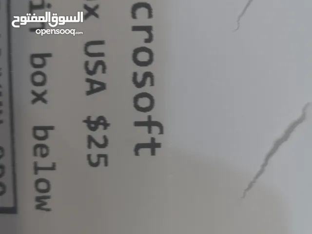 بيع دولارات اكس بوكس 25 دولار