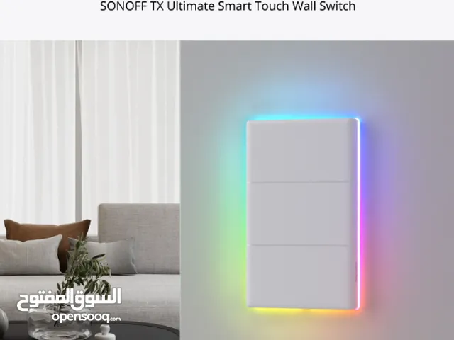 وحدة إنارة ذكية SONOFF TX T5-120 تصميم لمسي أنيق وتحكم صوتي عبر AlexaوGoogle Home –متوفرة بعدة نماذج