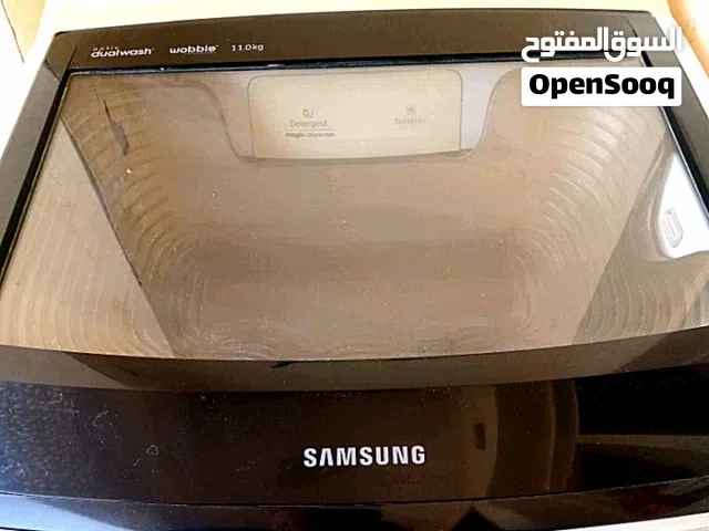 بسعر 65 ريال غسالة سامسونج اوتوماتيك 11 كيلو نظيفة للبيع