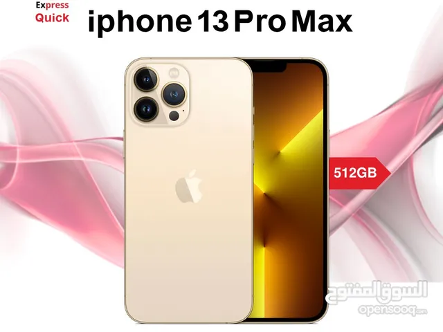 IPHONE 13 PRO MAX ( 512GB ) USED /// ايفون 13 برو ماكس ذاكره 512 جيجا مستعمل بحاله الجديد