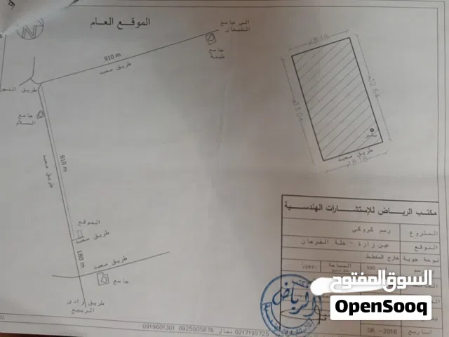 Residential Land for Rent in Tripoli Khallet Alforjan
