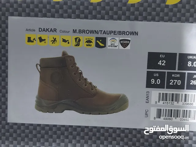 حذاء سيفتي مقاوم وحماية كاملة مناسب للعمل مقاوم للزيوت ضد الصدمات ضد الانزلاق مقاوم للكهربا ساكن