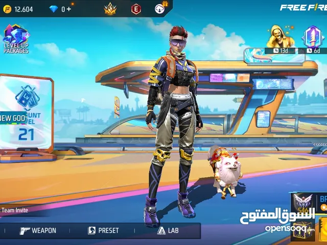 حساب فري فير للبيع حساب جيد
