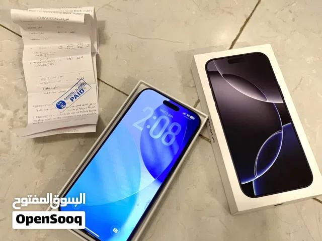 Iphone 16 pro max 512GB black