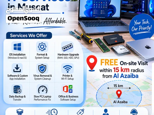 Computer/Laptop Repair and IT Services in Your Place *FREE VISIT