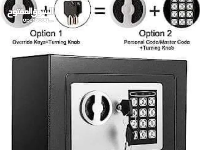 قاصة اموال مزوده بقفل اكتروني منزليه  مقاس 23*17 *17 سم