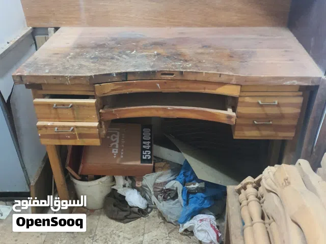 طاولة مشغل ذهب ، خشب ثقيل
