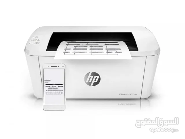 عدد 2 طابعات لاسلكيه HP LaserJet Pro M15w  Printer 18 ppm W2G51A
