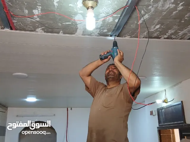 تركيب الواح الpvc وبديل الرخام وبديل الخشب