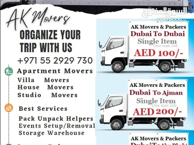 AK Mover Packer Professional apartment movers Dubai 