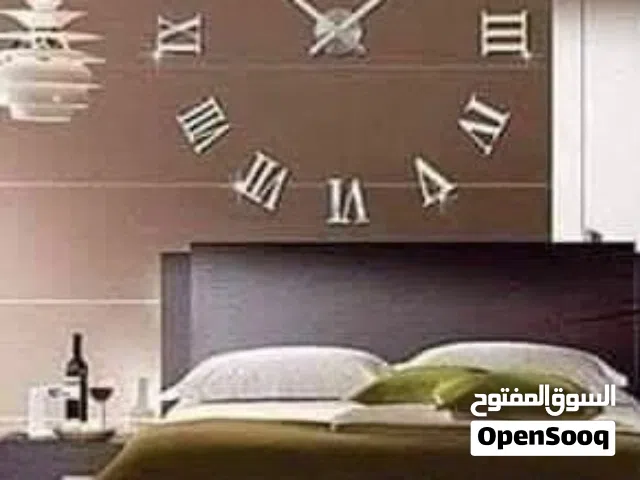 عروضنا ما زالت مستمرة، ساعات 3D حائطية راائعة  بتصميم جديد لتزيين الصالون وغرفة الضيوف حجم كبير. 1