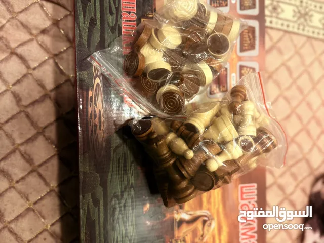 طاولة شطرنج وطاولي خشب تركي اصلي