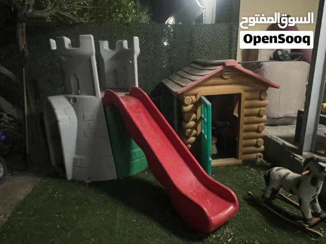 للبيع بيت أطفال جنيور، ارجوحة، زلاقة السعر 50 دينار للتواصل واتساب فقط