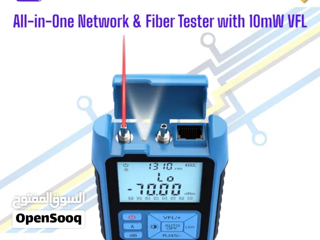 All-in-One Network & Fiber Tester with 10mW VFL