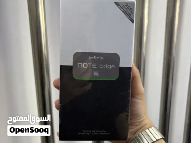Infinix NOTE Edge 5G 256GB RAM 8GB Curved AMOLED 1.5K Dimensity 7100 6500mAh كفالة رسمية