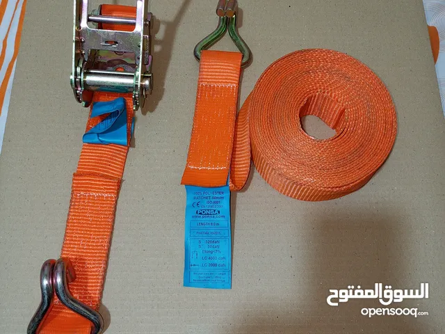 حزام ربط البضائع العام برتقالي، متوافق مع الشاحنات 10 أمتار