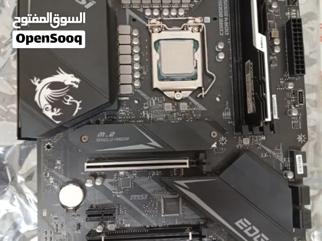 INTEL I5-10600K, MSI MPG Z490 GAMING EDGE WIFI ,G.SKILL 16GB 3200MHZ (CPU,MB,RAM ONLY) - SERIUS BYR