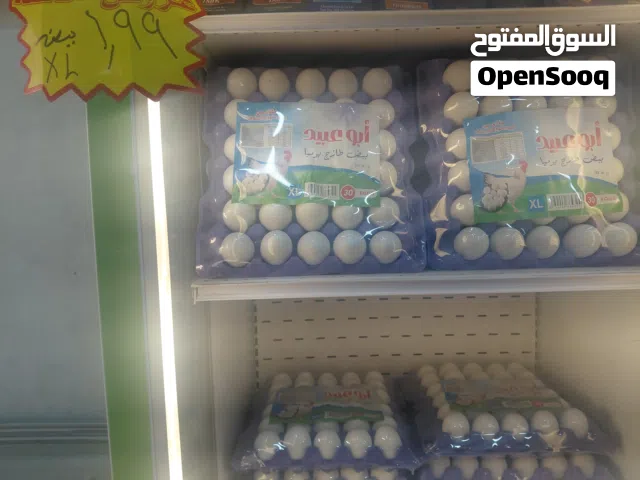 بيض مائدة طازج أبو عبيد حجم XL للبيع بسعر ممتاز