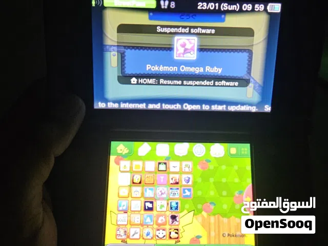 نيتندو 3ds xl new و نيتندو ds بحاله جيده اقراء الوصف