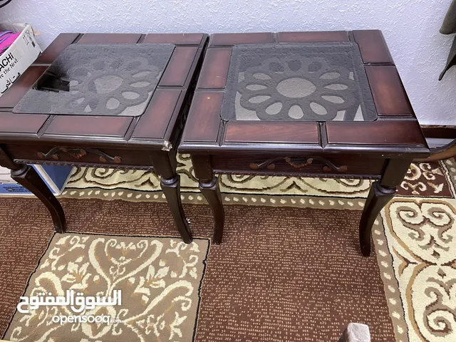 طاولات خشب طقم درج وطقم التاني زان